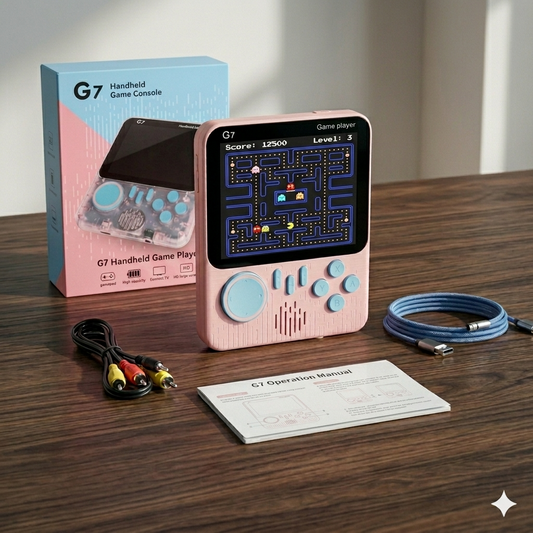 G7 Handheld Game Console with 666 Classic Games